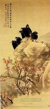 Pájaros Renyin China tradicional Pinturas al óleo